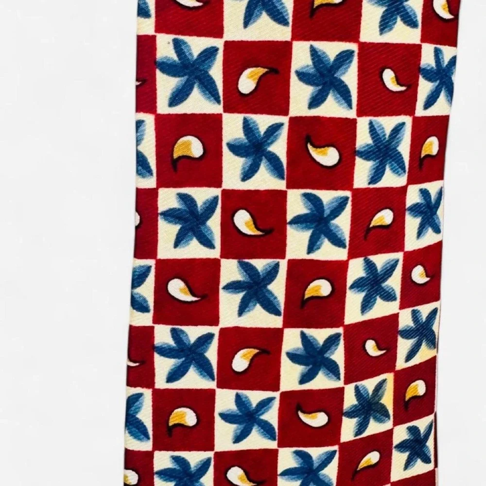 Premium 100% Silk Red Neckties Lot of 2 Premium Men's Tie Collection Set